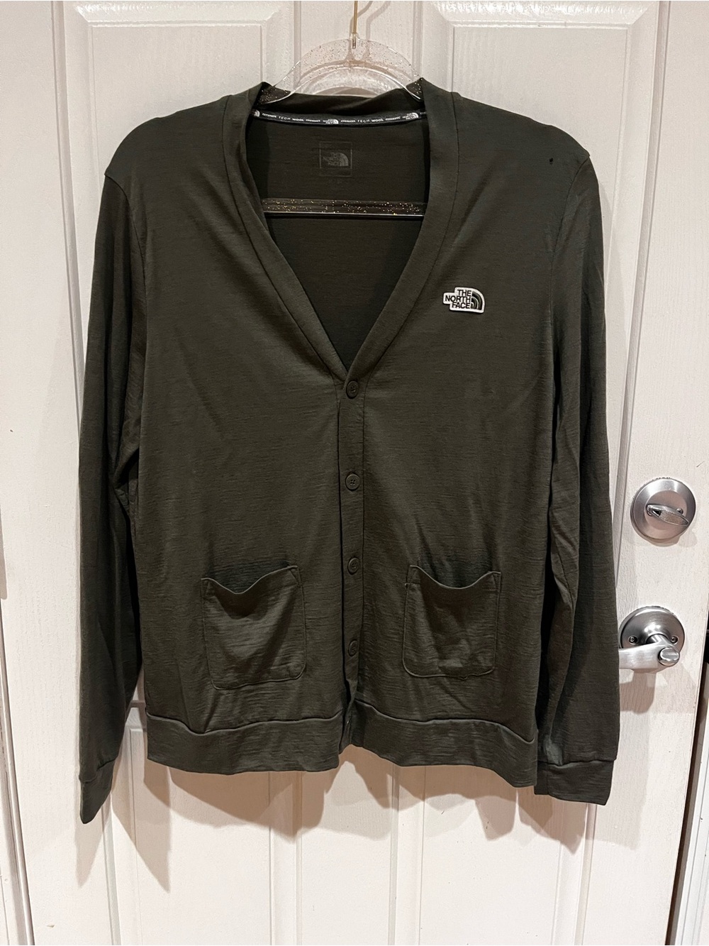 North Face Women's Tech Wool Button Up Cardigan | Size M